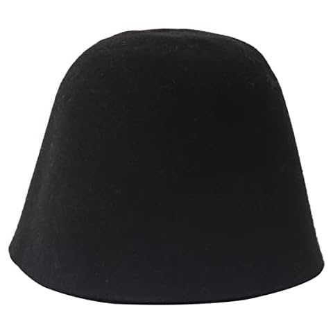 Gorro de cubo de fieltro de lana para mujer Cover