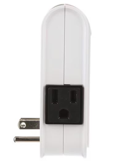 Miniatura 3 de (caja de 4) Eaton Wiring Z-Wave Plus Módulo de enchufe inalámbrico de encendidoapagado, blanco, 2 tomas, 125 V, enchufe inteligente para interiores