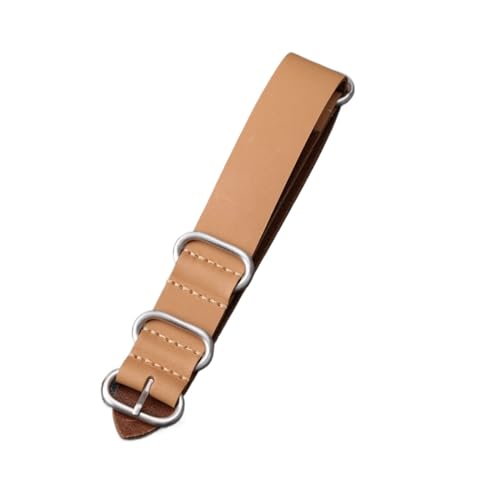 Bracelet de montre en cuir marron vintage pour homme idéal au bureau ou en voyage