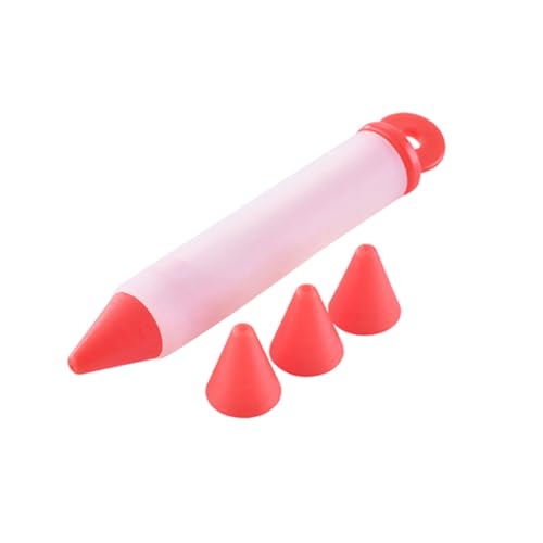 Hemobllo Set 16 Pezzi Penne per Dolci in Silicone Multifunzione Penna per Decorare Torte e Biscotti Strumento per Montaggio Crema per Cucina Fai da Te e Pasticceria Professionale
