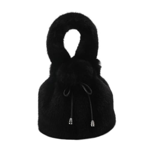 Trousse voyage kit voyage en peluche noire et bourses à main filles