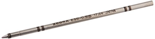 Recharge Zebra stylo Sharbo pour une écriture fluide sans bavure noire