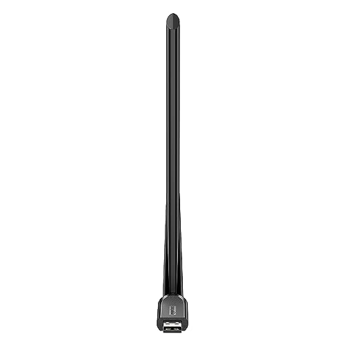 Image of Amazon Basics 600Mbps Free Driver Wireless USB Adapter | Dual Band 2.4GHz and 5 GHz | 5 Dbi Antenna | PC, Laptop | Supports Windows, Mac and Linux | USB 2.0