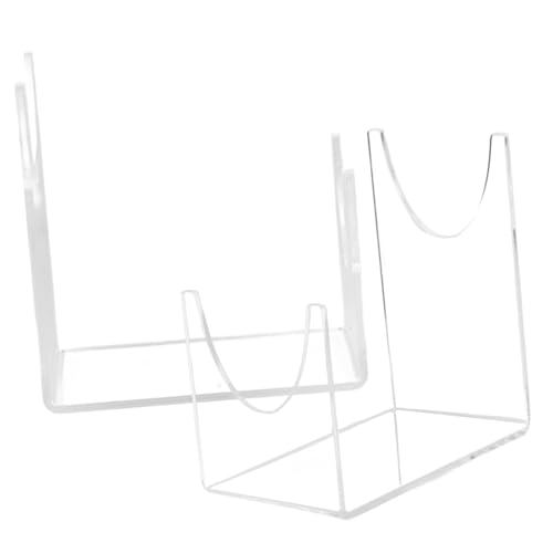 OUNONA 2pcs Acrylic Sword Display Stand Horn Craft Showpiece Desktop Sword Rack Home Decorative Bracket