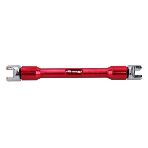 Llave de radios para moto intercambiable AB Tools para ajustar tensión de ruedas 4