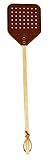 Cauff Heavy Duty Leather Fly Swatter with Wooden Handle 20 inch