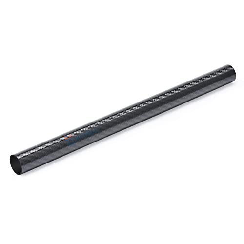 Khose Carbon Fiber Tube Replacement - Kitosun Original Hookah Accessories Exclusive Sleeves for K-Hose 100% Real Carbon Fiber Thick Sturdy & Shining (Bright Black)