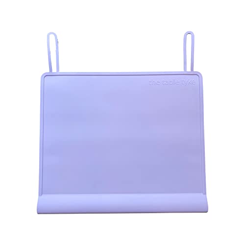 Image of The Table Tyke Silicone Placemats for Toddlers with Patented Edge Bumper | Kids Placemats Non Slip Travel Ready | Baby Placemat BPA Free for Restaurant Dining Table | Lilac