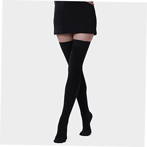 Beaupretty 1 Par De Meias De Compressão De Joelho Meias De Suporte Meias De Compressão Masculinas Me