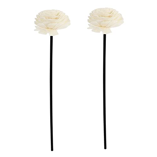 2 Piezas Palitos Difusores de Aceite Esencial con Flor de Crisantemo PE miniatura 1