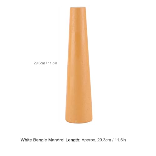 Wooden Bracelet Making Stick Bangle Mandrel Jewelry Tool with Hammer, High Strength, Durable, 2pcs Pack - Image 3