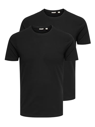 ONLY & SONS Mens Black O-Neck