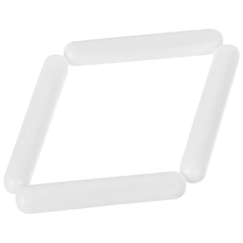 INOOMP Barras Agitadoras Magnéticas de Politetrafluoroetileno, 4 Piezas para Laboratorio, Compatibles Diferentes Tamaños de Recipientes para Mezclas Precisas Reutilizable