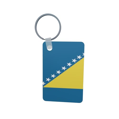 U24 Porte-clés Bosnie-Herzégovine en aluminium 50 x 47 mm