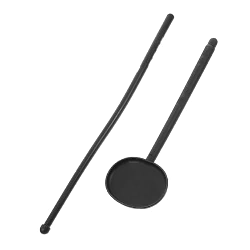 SEWOART 1 Set Eye Shield Eye Test Letters Occluder Eye-Shielding Plate Handheld Eye Occluder Eye Test Chart Com b o Kit Eye Pressure Tester Optical Occluder Eye Exam Tools Black Plastic