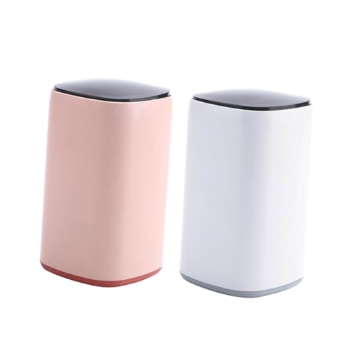 VINTORKY 2pcs Toothpick Holder Toothpicks Toothpick Cse Dispenser Automatic Jar Cotton Swab Canister Toothpick Case for Home Simple Toothpick Storage Holder Creative Toothpick Case Plastic