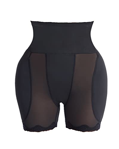 Vendau Women Fake Hip Pads For Women Hip Dip Shapewear Hip Enhancer Butt Pads Shaper Butt Lifter Padded Underwear Tummy Control (Medium, Black) #TOP2