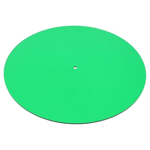 BESTonZON Record Player Mat Vinyl Slipmat Acrylic Static-free Scratch Proof Enhanced Sound Quality
