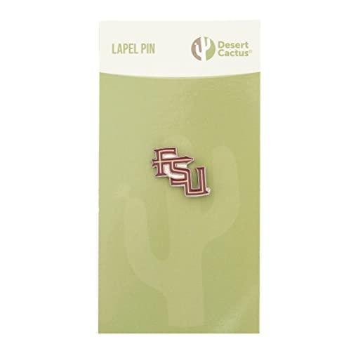 Desert Cactus Florida State University Lapel Pins 3 Pack Seminoles FSU Logo Enamel Made of Metal4
