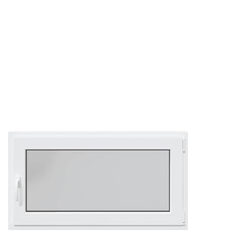 RISOR - Lámina para ventanas de sótano (110 x 60 cm, inclinable, DIN derecha, PVC y cristal, insonorización y privacidad para sótanos y salas de estar