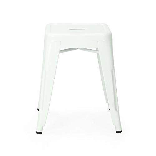 Vintahome Taburete bajo tolix Altura 45 cm Amarillo