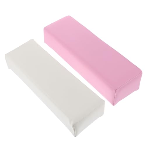 ELAYARD 2個 ネイルケア用ソフトレザー手枕 環境配慮素材で快適サポート 手首安定ネイルアート用ハンドレスト 持ち運び簡単で昼寝枕にも