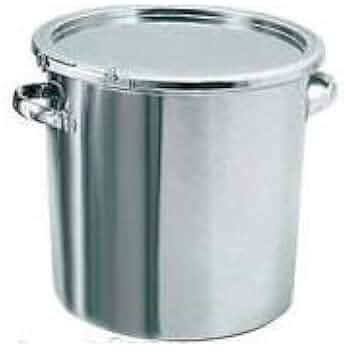 【新品凹み有り】18-8密閉容器(レバーバンド式)手付　CTL30cm Amazon｜18-8 テーパー付 密閉容器(レバーバンド式)手付 TP-CTL 30cm