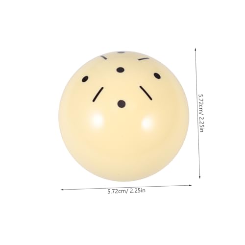 Boule de billard d'entraînement blanche et résistante à l'usure pour perfectionner votre visée - 2