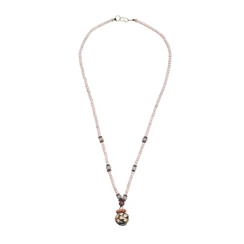 Image of AAKRITI ART CREATIONS Boho & Tribal Handcrafted Ethnic Necklace Collection | Multicolour Pendants, Mandala, Lotus & Dreamcatcher Designs | Artisan Lariat, Collar & Statement Jewelry for Women
