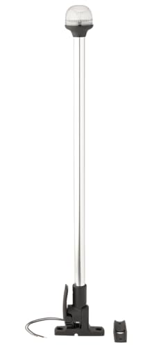 Feu de navigation tout horizon Attwood 50cm mât alu base composite 12V