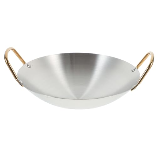 Wok de acero inoxidable con doble asa Cabilock miniatura 1