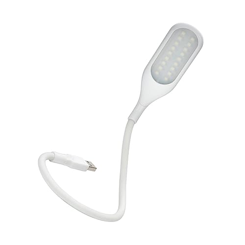 NUOBESTY 1Pc USB Night Light Dimmable LED Reading Lamp with Touch Control Flexible Gooseneck Design for Bedside Laptop Camping More Portable Lightweight