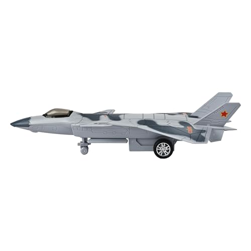 Image of Toys Uncle Diecast Aeroplane Scale Model, (1:400 Fighter Aeroplane with Light and Sound (Type 10))
