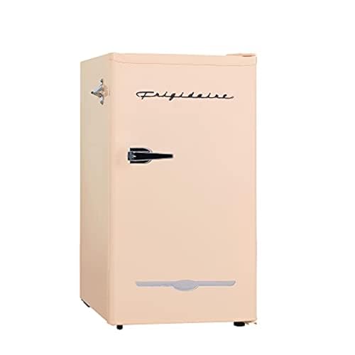 Frigidaire Retro Compact Fridge with Chiller, 3.2 cu ft Countertop Fridge with Built-In Bottle Opener, Compact Refrigerator for Office, Bedroom, Dorm Room or Cabin - 16.5