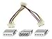 Belkin 6 Internal Power y Dual Splitter Cable 2x4pin-female/4pin-male