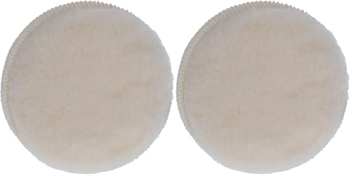 Bosch lambswool Hood (Ø 125 mm, Hook and Loop System, Accessories for Random Orbit Sanders) (Pack of 2)