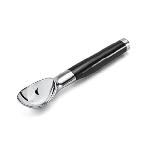 KitchenAid Classic Ice Cream Scoop, 8.6 inches, Black
