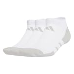 adidas Unisex ESSENTIALS CLIMACOOL LOW CUT 3PP, White/Grey Two, 6.5-8
