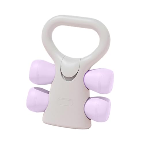 Menolana Dumbbell Kettlebell, Fitness Kettlebell, Detachable Hand Weights, Adjustable Dumbbell Set for Strength Training Home Gym, Purple