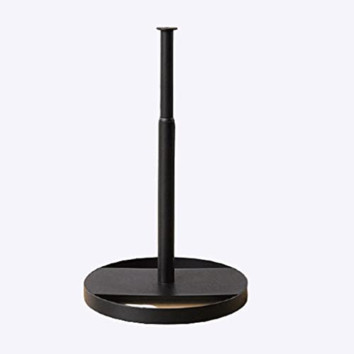 RUHEN Soporte para Papel higiénico, toallero retráctil para encimera, Soporte para Rollo de Papel de Pintura de Acero al Carbono, Soporte Vertical para pañuelos de Papel, Film Transparente, práctico