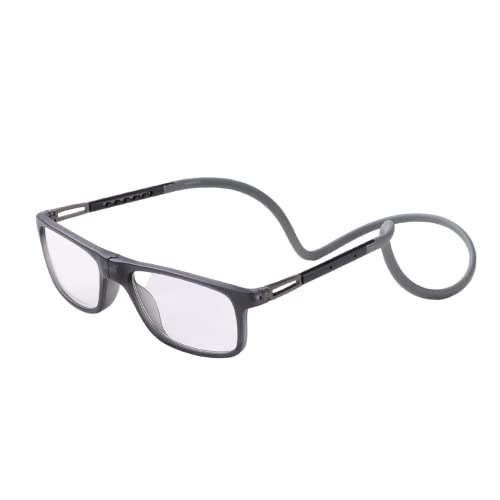 Image of Intellilens Magnetic Reading Glasses (Grey) - +1.00