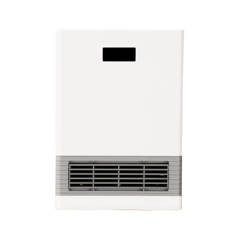 電響社(Denkyosha) セラミックヒーター 人感センサー 温度センサー 小型 速暖 足元暖房 安全機能 転倒オフスイッチ 切り忘れ防止機能 チャイルドロック リビング 脱衣所 寝室 オフィス ゼピール ZCT-12TMB-W