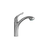 hansgrohe Allegro E Stainless Steel Single-Handle Kitchen Faucet, Kitchen Faucets with Pull Out Sprayer, Faucet for Kitchen Sink, Stainless Steel Optic 04076860, 12.6' Height