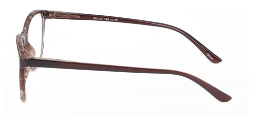 Image of Women Marble Print Clear Progressive Reading Glasses - Zero Power On Top - No Bubble Reader Z121