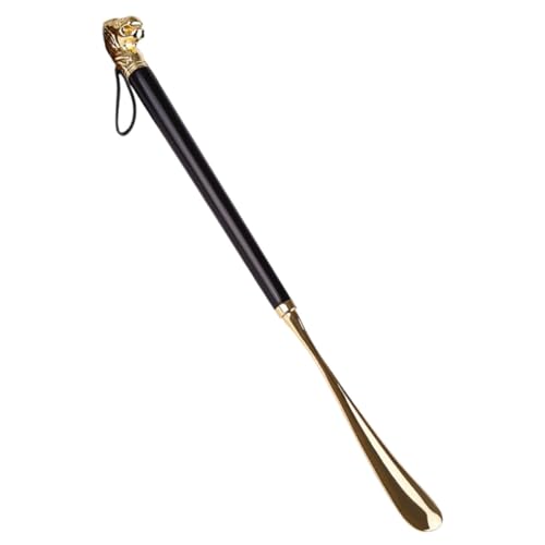 Calzadores antideslizantes duraderos de metal negro para uso practico diario