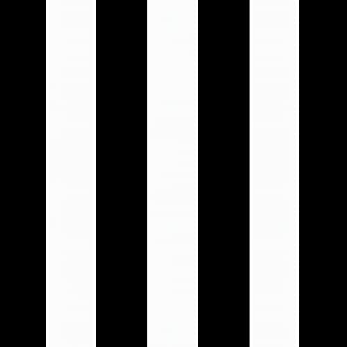 Image of Arden Patio Dining Outdoor Chair Cushions, 20x44, Rain-Proof Seat Pad, Fade-Resistant Outdoor Cushion Black Cabana Stripe