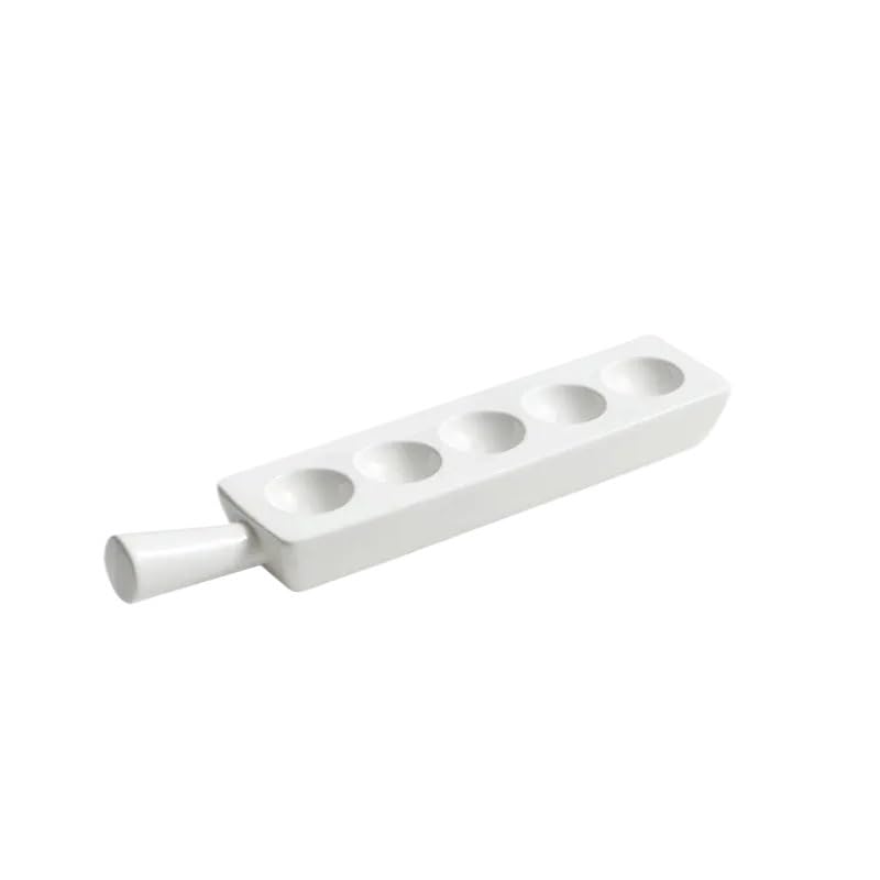 Piatti Cena Piatto da dessert in ceramica for spuntini, piatti da cucina, semplice ristorante, stoviglie in tinta unita, teglia for torta di pane, piatti da portata Forniture Per Feste(5 grid plate)