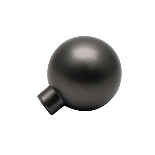 Savagrow 4Pcs Solid Round Ball Cabinet Knobs 0.98" Dia Polished Kitchen Hardware Knobs For Cupboard Drawers, Pearl Black #TOP2