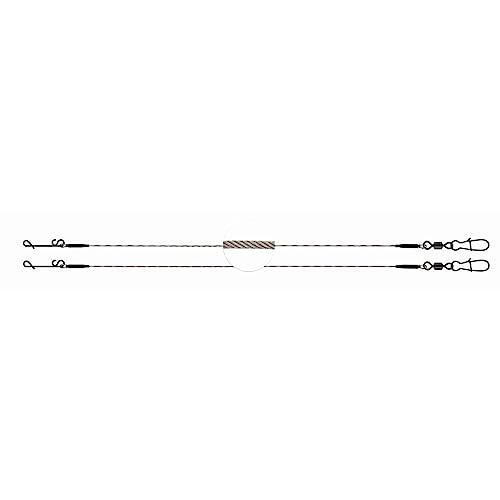 Set of 4 x 7 x 7 Super Soft Steel Leader with Swivel and Knotless Connector by Jenzi, 6, 9, 12, 15 & 20 kg - Image 3
