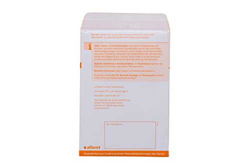 alfavet Dia Tab Kautabletten bei Durchfall für Hunde und Katzen - Bundle - 15 x 5,5g